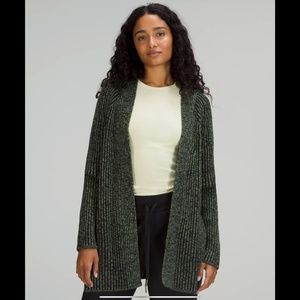 [NWT] Lululemon Cotton-Cashmere Blend Sweater Wrap | Size 4